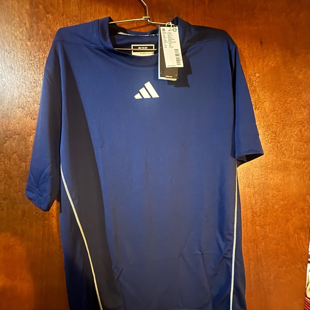 Adidas Men's Navy Blue Performance Tee